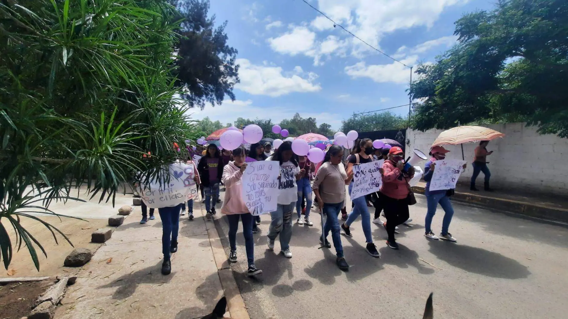 marchan contra la violencia